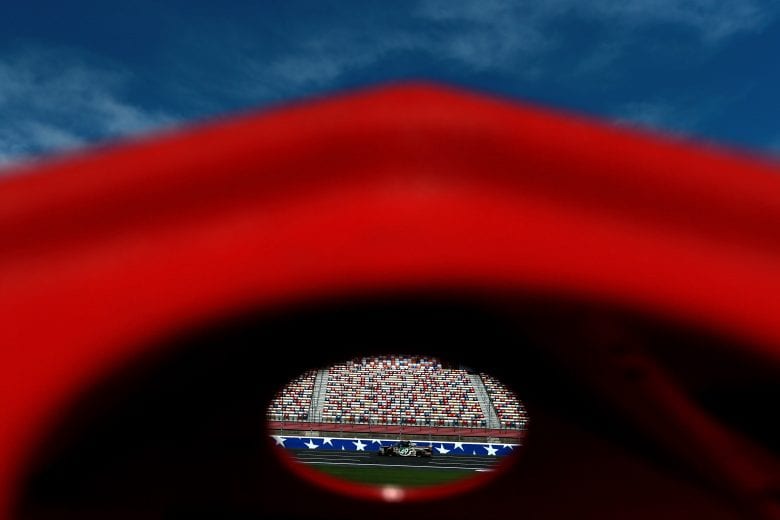CHARLOTTE, NC - MAY 17:  Stefan Parsons, driver of the #49 Charlotte Strong Chevrolet, practices for the NASCAR Gander Outdoors Truck Series North Carolina Education Lottery 200 at Charlotte Motor Speedway on May 17, 2019 in Charlotte, North Carolina.  (Photo by Sean Gardner/Getty Images) | Getty Images