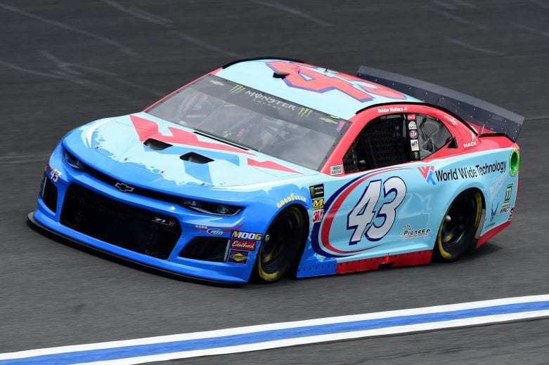 CHARLOTTE, NC - MAY 17:  Bubba Wallace, driver of the #43 World Wide Technology Chevrolet, practices for the Monster Energy NASCAR Cup Series All-Star Race and the Monster Energy NASCAR Cup Series Open Race at Charlotte Motor Speedway on May 17, 2019 in Charlotte, North Carolina.  (Photo by Jared C. Tilton/Getty Images) | Getty Images