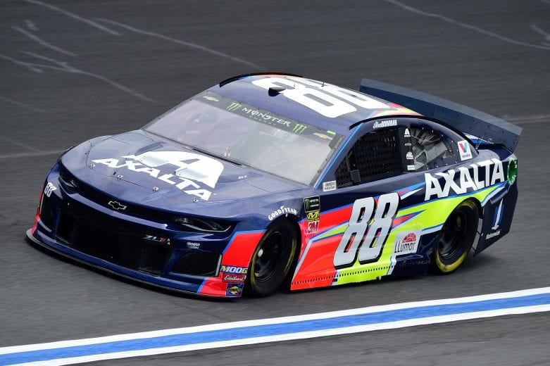 CHARLOTTE, NC - MAY 17:  Alex Bowman, driver of the #88 Axalta Chevrolet, practices for the Monster Energy NASCAR Cup Series All-Star Race and the Monster Energy NASCAR Cup Series Open Race at Charlotte Motor Speedway on May 17, 2019 in Charlotte, North Carolina.  (Photo by Jared C. Tilton/Getty Images) | Getty Images