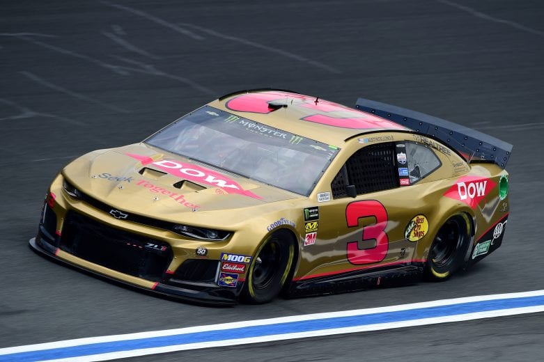 CHARLOTTE, NC - MAY 17:  Austin Dillon, driver of the #3 Dow Chevrolet, practices for the Monster Energy NASCAR Cup Series All-Star Race and the Monster Energy NASCAR Cup Series Open Race at Charlotte Motor Speedway on May 17, 2019 in Charlotte, North Carolina.  (Photo by Jared C. Tilton/Getty Images) | Getty Images