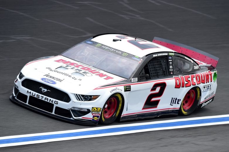 CHARLOTTE, NC - MAY 17:  Brad Keselowski, driver of the #2 Discount Tire Ford, practices for the Monster Energy NASCAR Cup Series All-Star Race and the Monster Energy NASCAR Cup Series Open Race at Charlotte Motor Speedway on May 17, 2019 in Charlotte, North Carolina.  (Photo by Jared C. Tilton/Getty Images) | Getty Images