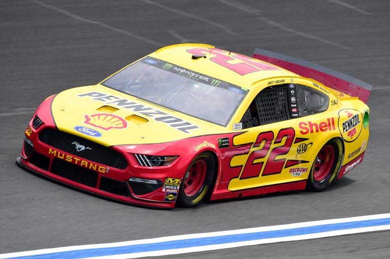 CHARLOTTE, NC - MAY 17:  Joey Logano, driver of the #22 Shell Pennzoil Ford, practices for the Monster Energy NASCAR Cup Series All-Star Race and the Monster Energy NASCAR Cup Series Open Race at Charlotte Motor Speedway on May 17, 2019 in Charlotte, North Carolina.  (Photo by Jared C. Tilton/Getty Images) | Getty Images