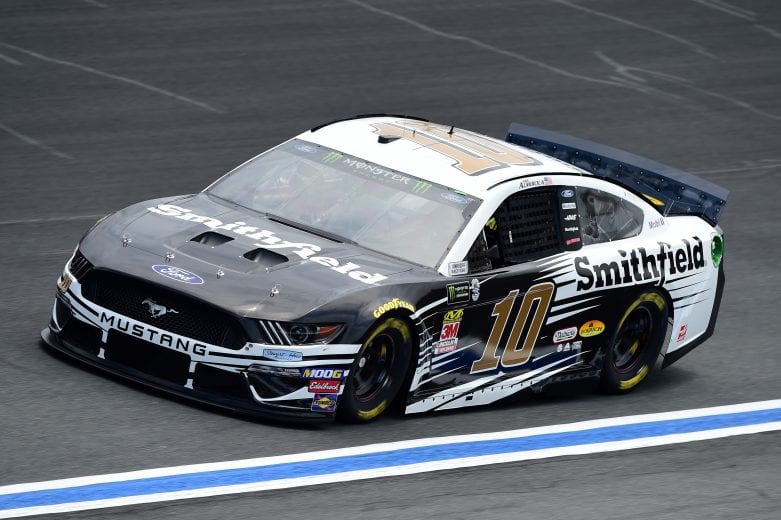 CHARLOTTE, NC - MAY 17:  Aric Almirola, driver of the #10 Smithfield Ford, practices for the Monster Energy NASCAR Cup Series All-Star Race and the Monster Energy NASCAR Cup Series Open Race at Charlotte Motor Speedway on May 17, 2019 in Charlotte, North Carolina.  (Photo by Jared C. Tilton/Getty Images) | Getty Images