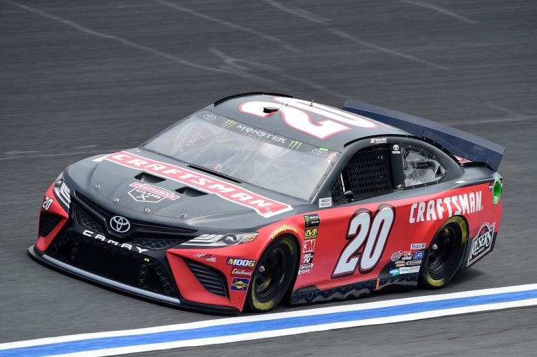 CHARLOTTE, NC - MAY 17:  Erik Jones, driver of the #20 Craftsman Toyota, practices for the Monster Energy NASCAR Cup Series All-Star Race and the Monster Energy NASCAR Cup Series Open Race at Charlotte Motor Speedway on May 17, 2019 in Charlotte, North Carolina.  (Photo by Jared C. Tilton/Getty Images) | Getty Images