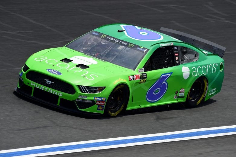 CHARLOTTE, NC - MAY 17:  Ryan Newman, driver of the #6 Acorns Ford, practices for the Monster Energy NASCAR Cup Series All-Star Race and the Monster Energy NASCAR Cup Series Open Race at Charlotte Motor Speedway on May 17, 2019 in Charlotte, North Carolina.  (Photo by Jared C. Tilton/Getty Images) | Getty Images