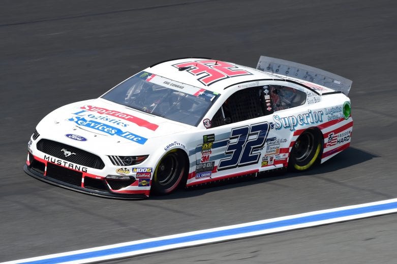 CHARLOTTE, NORTH CAROLINA - MAY 23: Corey LaJoie, driver of the #32 Superior Logistics Ford, practices for the Monster Energy NASCAR Cup Series Coca-Cola 600 at Charlotte Motor Speedway on May 23, 2019 in Charlotte, North Carolina. (Photo by Jared C. Tilton/Getty Images) | Getty Images