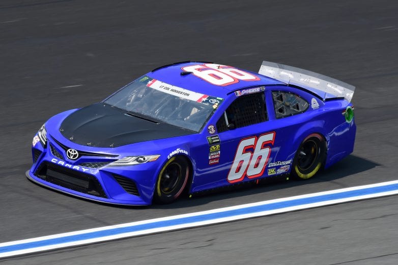 CHARLOTTE, NORTH CAROLINA - MAY 23: Joey Gase, driver of the #66 MBM Motorsports Toyota, practices for the Monster Energy NASCAR Cup Series Coca-Cola 600 at Charlotte Motor Speedway on May 23, 2019 in Charlotte, North Carolina. (Photo by Jared C. Tilton/Getty Images) | Getty Images
