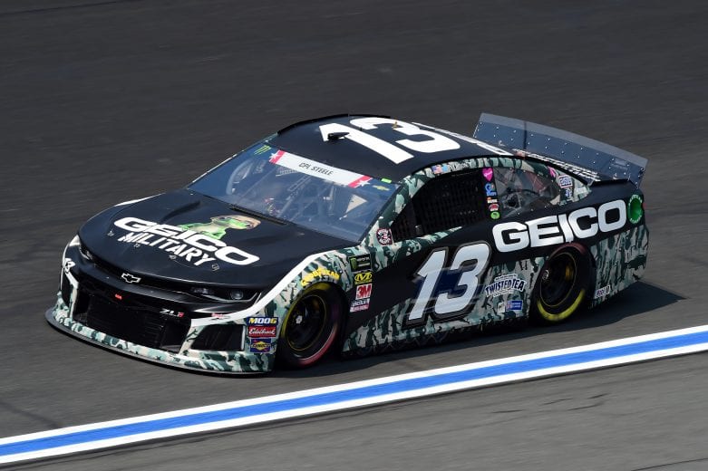 CHARLOTTE, NORTH CAROLINA - MAY 23: Ty Dillon, driver of the #13 GEICO Military Chevrolet, practices for the Monster Energy NASCAR Cup Series Coca-Cola 600 at Charlotte Motor Speedway on May 23, 2019 in Charlotte, North Carolina. (Photo by Jared C. Tilton/Getty Images) | Getty Images