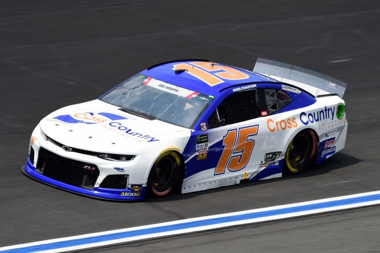 CHARLOTTE, NORTH CAROLINA - MAY 23: Ross Chastain, driver of the #15 Cross Country Adjusting Chevrolet, practices for the Monster Energy NASCAR Cup Series Coca-Cola 600 at Charlotte Motor Speedway on May 23, 2019 in Charlotte, North Carolina. (Photo by Jared C. Tilton/Getty Images) | Getty Images