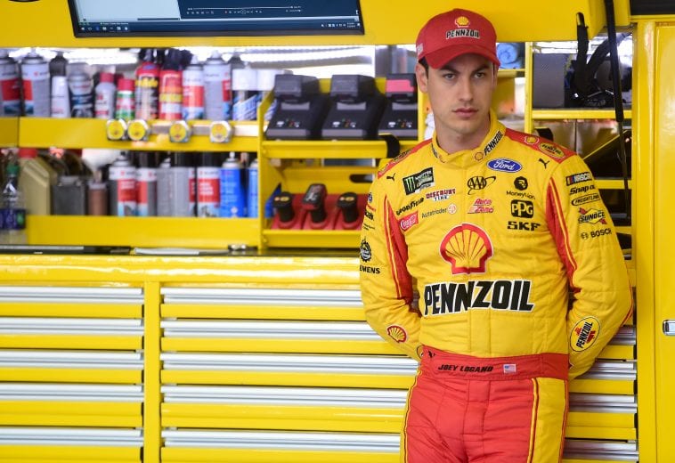 CHARLOTTE, NORTH CAROLINA - MAY 25: Joey Logano, driver of the #22 Shell Pennzoil Ford, looks on during practice for the Monster Energy NASCAR Cup Series Coca-Cola 600 at Charlotte Motor Speedway on May 25, 2019 in Charlotte, North Carolina. (Photo by Jared C. Tilton/Getty Images) | Getty Images