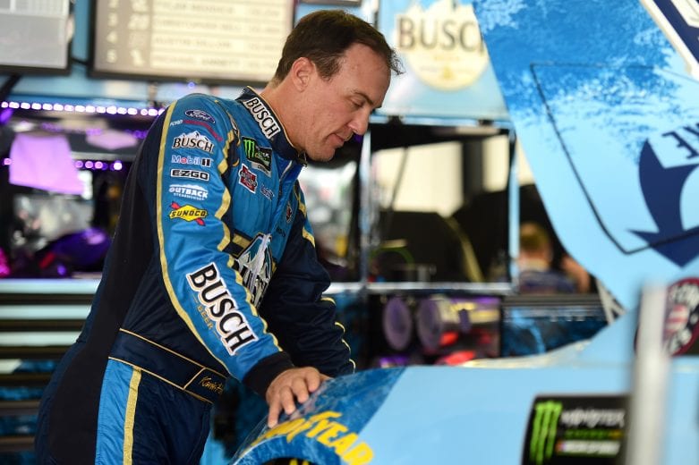 LONG POND, PENNSYLVANIA - MAY 31: Kevin Harvick, driver of the #4 Busch Light Father's Day Ford, stands in the garage area during practice for the Monster Energy NASCAR Cup Series Pocono 400 at Pocono Raceway on May 31, 2019 in Long Pond, Pennsylvania. (Photo by Jared C. Tilton/Getty Images) | Getty Images