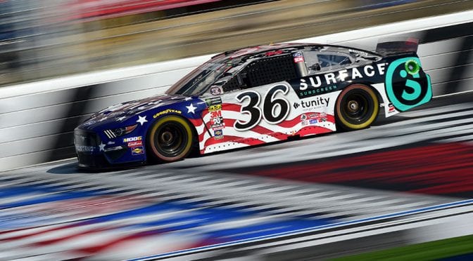 Pre-race inspection: No. 36 sent to rear, crew member ejected
