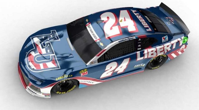 William Byron, Liberty University reveal Coca-Cola 600 paint scheme