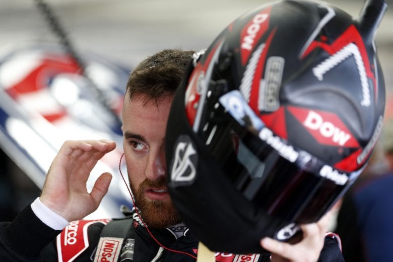 CHARLOTTE, NORTH CAROLINA - MAY 25: Austin Dillon, driver of the #3 Coca-Cola Zero Sugar Chevrolet, stands in the garage area during practice for the Monster Energy NASCAR Cup Series Coca-Cola 600 at Charlotte Motor Speedway on May 25, 2019 in Charlotte, North Carolina. (Photo by Brian Lawdermilk/Getty Images) | Getty Images