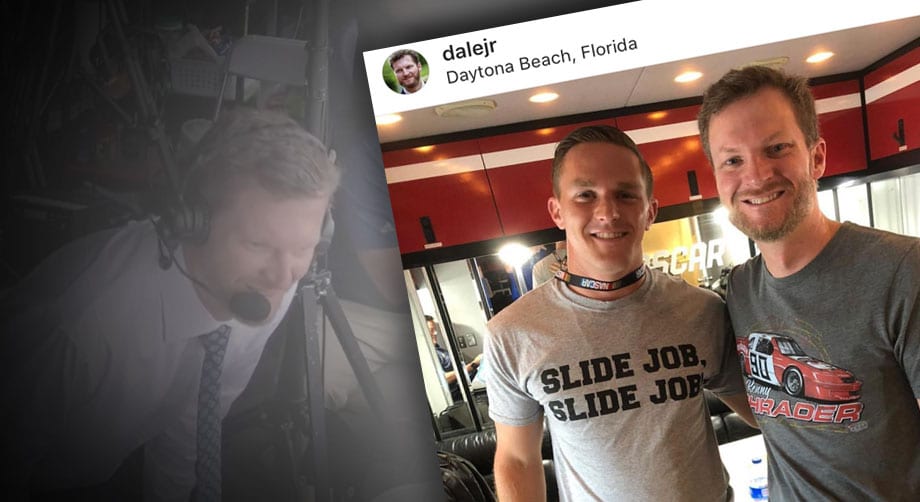 ‘Slide Job!’ Dale Jr.’s TV debut transforms a nation