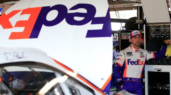 New berm in Turn 5 doesn’t affect Denny Hamlin