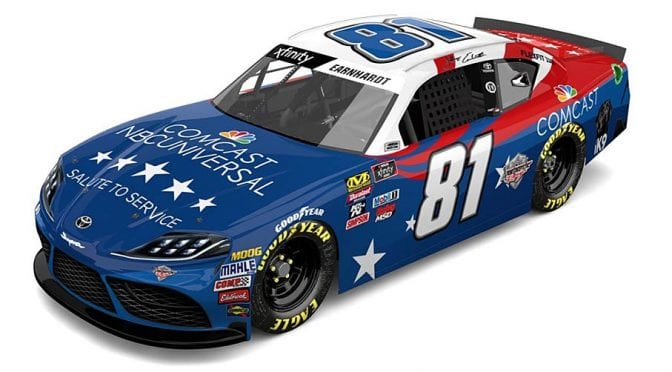 Comcast partners with Jeffrey Earnhardt for ‘Salute to Service’ ride at Chicagoland