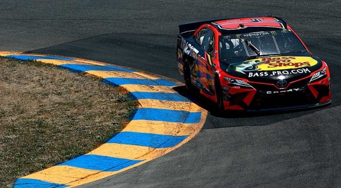 Truex’s Joe Gibbs Racing No. 19 clears post-race inspection at Sonoma