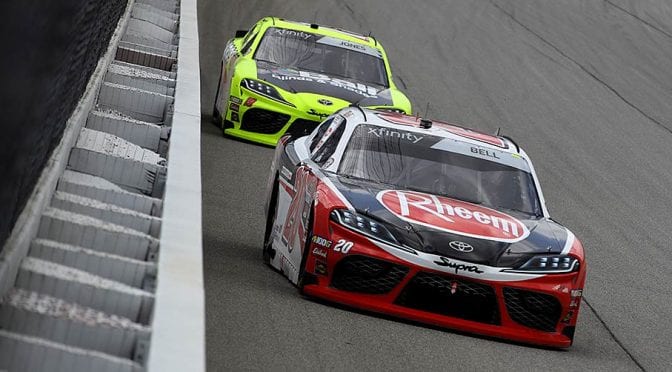 Joe Gibbs Racing No. 20 fails Xfinity post-race inspection; Bell disqualified