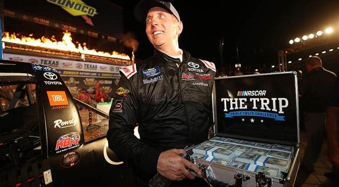 Featured Image for Greg Biffle tames wild Texas, wins Triple Truck Challenge bonus in NASCAR return