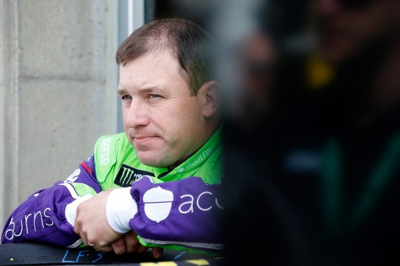 HAMPTON, GA - FEBRUARY 22:  Ryan Newman, driver of the #6 Acorns Ford, stands in the garage area during practice for the Monster Energy NASCAR Cup Series Folds of Honor Quiktrip 500 at Atlanta Motor Speedway on February 22, 2019 in Hampton, Georgia.  (Photo by Brian Lawdermilk/Getty Images) | Getty Images