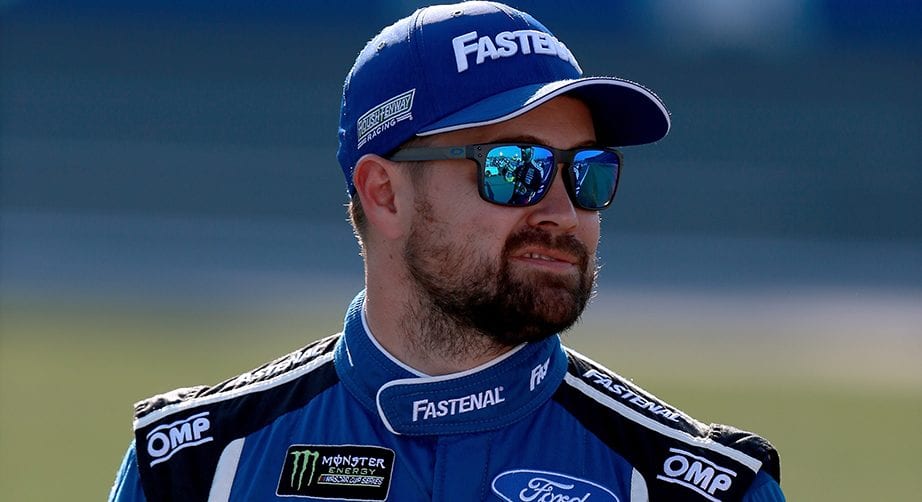CHARLOTTE, NC - MAY 17:  Ricky Stenhouse Jr., driver of the #17 Fastenal Ford, stands on pit road during qualifying for the Monster Energy NASCAR Cup Series Open Race at Charlotte Motor Speedway on May 17, 2019 in Charlotte, North Carolina.  (Photo by Sean Gardner/Getty Images) | Getty Images