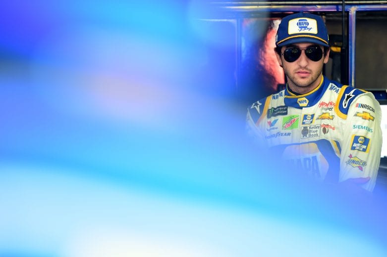 CHARLOTTE, NORTH CAROLINA - MAY 25: Chase Elliott, driver of the #9 NAPA Auto Parts Chevrolet, stands inthe garage area during practice for the Monster Energy NASCAR Cup Series Coca-Cola 600 at Charlotte Motor Speedway on May 25, 2019 in Charlotte, North Carolina. (Photo by Jared C. Tilton/Getty Images) | Getty Images