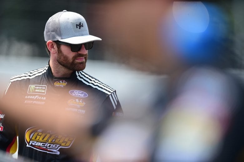 LONG POND, PENNSYLVANIA - JUNE 01: Corey LaJoie, driver of the #32 VisoneRV Ford, looks on during qualifying for the Monster Energy NASCAR Cup Series Pocono 400 at Pocono Raceway on June 01, 2019 in Long Pond, Pennsylvania. (Photo by Jared C. Tilton/Getty Images) | Getty Images