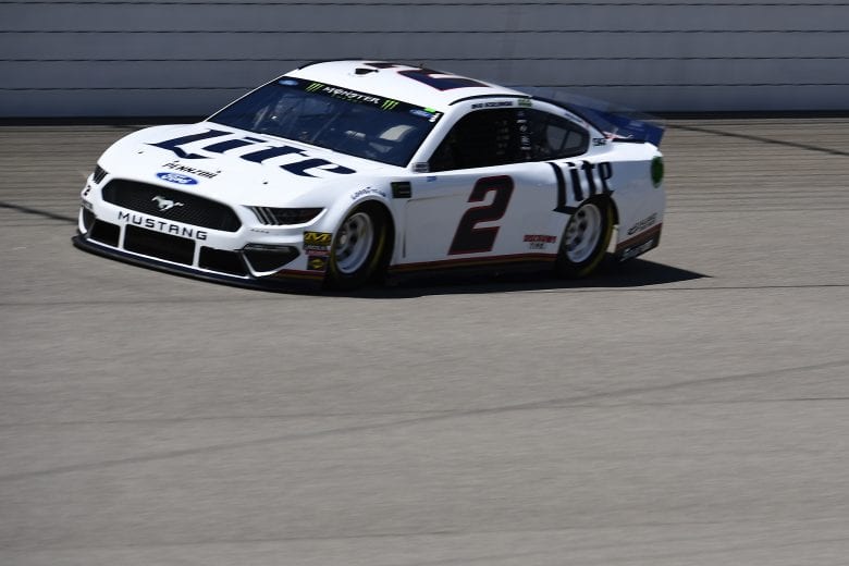 BROOKLYN, MICHIGAN - JUNE 07: Brad Keselowski, driver of the #2 Miller Lite Ford, drives during practice for the Monster Energy NASCAR Cup Series FireKeepers Casino 400 at Michigan International Speedway on June 07, 2019 in Brooklyn, Michigan. (Photo by Stacy Revere/Getty Images) | Getty Images