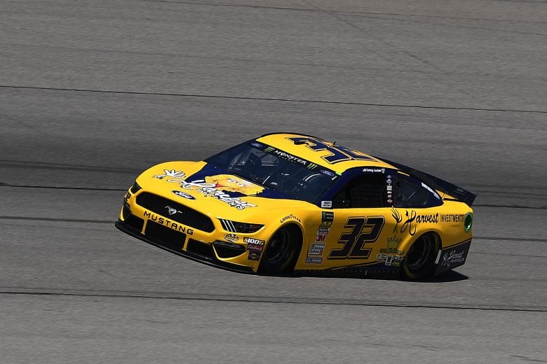 BROOKLYN, MICHIGAN - JUNE 07: Corey LaJoie, driver of the #32 Harvest Investments Ford, drives during practice for the Monster Energy NASCAR Cup Series FireKeepers Casino 400 at Michigan International Speedway on June 07, 2019 in Brooklyn, Michigan. (Photo by Stacy Revere/Getty Images) | Getty Images