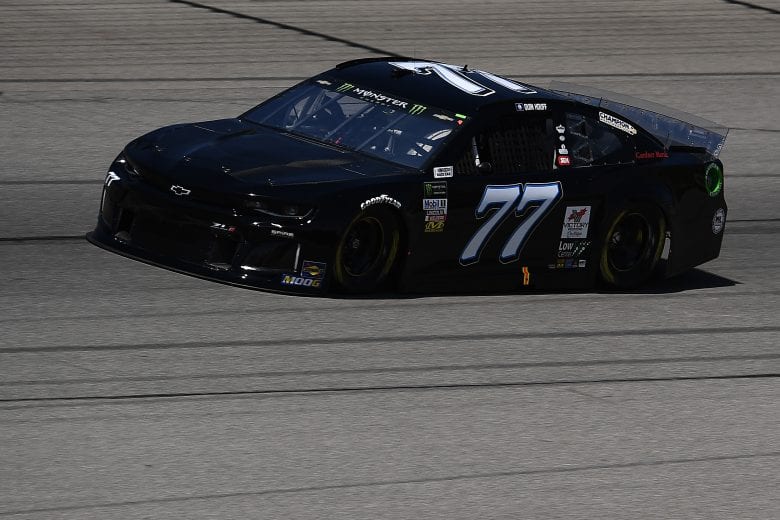 BROOKLYN, MICHIGAN - JUNE 07: Quin Houff, driver of the #77 Spire Motorsports Chevrolet, drives during practice for the Monster Energy NASCAR Cup Series FireKeepers Casino 400 at Michigan International Speedway on June 07, 2019 in Brooklyn, Michigan. (Photo by Stacy Revere/Getty Images) | Getty Images