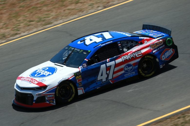 SONOMA, CALIFORNIA - JUNE 21: Ryan Preece, driver of the #47 Kroger Chevrolet, practices for the Monster Energy NASCAR Cup Series Toyota/Save Mart 350 at Sonoma Raceway on June 21, 2019 in Sonoma, California. (Photo by Sean Gardner/Getty Images) | Getty Images