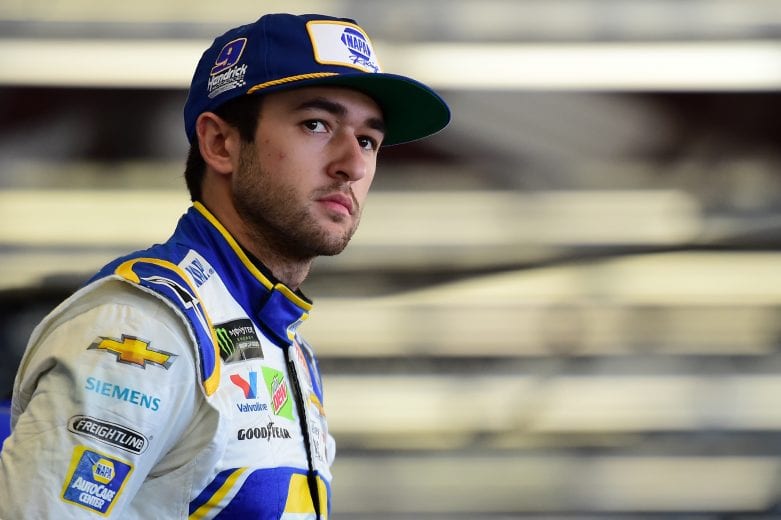 SONOMA, CALIFORNIA - JUNE 21: Chase Elliott, driver of the #9 NAPA Auto Parts Chevrolet, stands in the garage area during practice for the Monster Energy NASCAR Cup Series Toyota/Save Mart 350 at Sonoma Raceway on June 21, 2019 in Sonoma, California. (Photo by Jared C. Tilton/Getty Images) | Getty Images