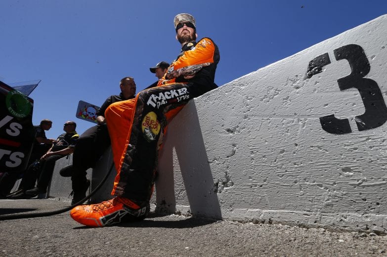 SONOMA, CALIFORNIA - JUNE 22: Martin Truex Jr., driver of the #19 Bass Pro Shops Toyota, waits during qualifying for the Monster Energy NASCAR Cup Series Toyota/Save Mart 350 at Sonoma Raceway on June 22, 2019 in Sonoma, California. (Photo by Jonathan Ferrey/Getty Images) | Getty Images