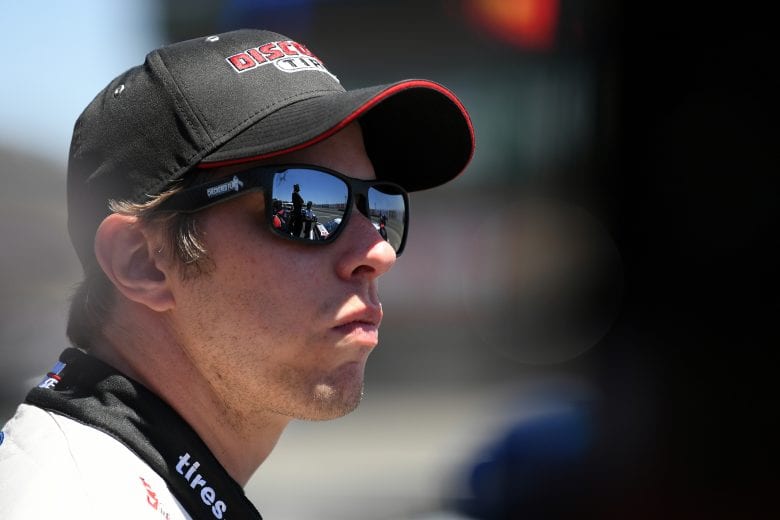 SONOMA, CALIFORNIA - JUNE 22: Brad Keselowski, driver of the #2 America's Tire Ford, waits during qualifying for the Monster Energy NASCAR Cup Series Toyota/Save Mart 350 at Sonoma Raceway on June 22, 2019 in Sonoma, California. (Photo by Robert Reiners/Getty Images) | Getty Images