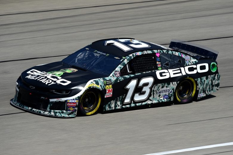 JOLIET, ILLINOIS - JUNE 29: Ty Dillon, driver of the #13 GEICO Military Chevrolet, practices for the Monster Energy NASCAR Cup Series Camping World 400 at Chicagoland Speedway on June 29, 2019 in Joliet, Illinois. (Photo by Jared C. Tilton/Getty Images) | Getty Images