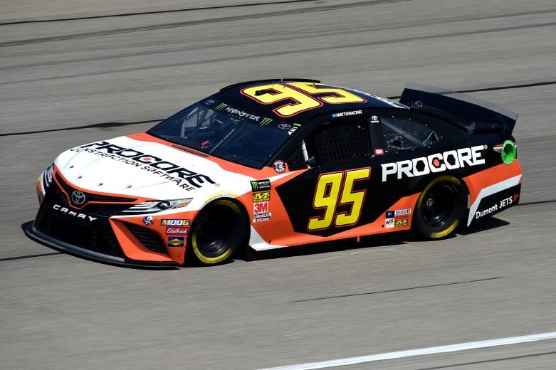 JOLIET, ILLINOIS - JUNE 29: Matt DiBenedetto, driver of the #95 Procore Toyota, practices for the Monster Energy NASCAR Cup Series Camping World 400 at Chicagoland Speedway on June 29, 2019 in Joliet, Illinois. (Photo by Jared C. Tilton/Getty Images) | Getty Images