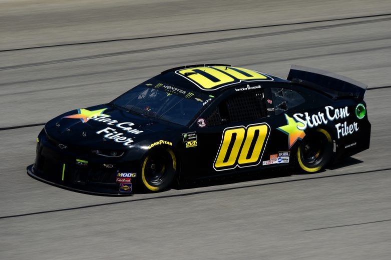 JOLIET, ILLINOIS - JUNE 29: Landon Cassill, driver of the #00 StarCom Fiber Chevrolet, practices for the Monster Energy NASCAR Cup Series Camping World 400 at Chicagoland Speedway on June 29, 2019 in Joliet, Illinois. (Photo by Jared C. Tilton/Getty Images) | Getty Images