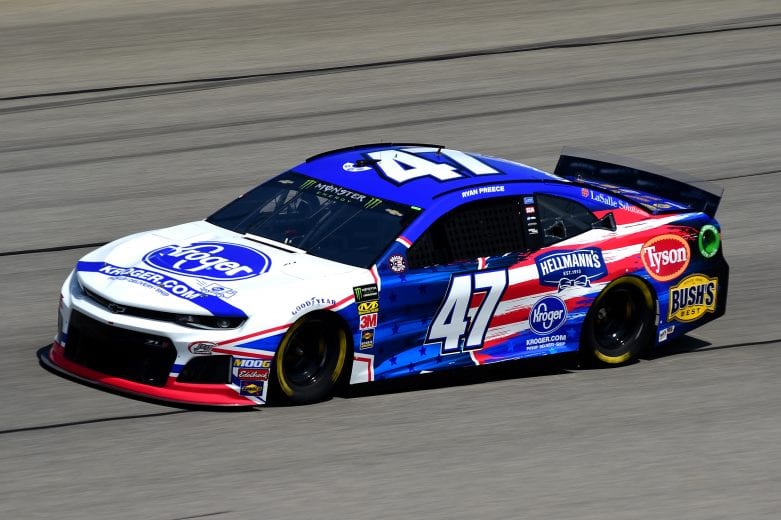 JOLIET, ILLINOIS - JUNE 29: Ryan Preece, driver of the #47 Kroger Chevrolet, practices for the Monster Energy NASCAR Cup Series Camping World 400 at Chicagoland Speedway on June 29, 2019 in Joliet, Illinois. (Photo by Jared C. Tilton/Getty Images) | Getty Images