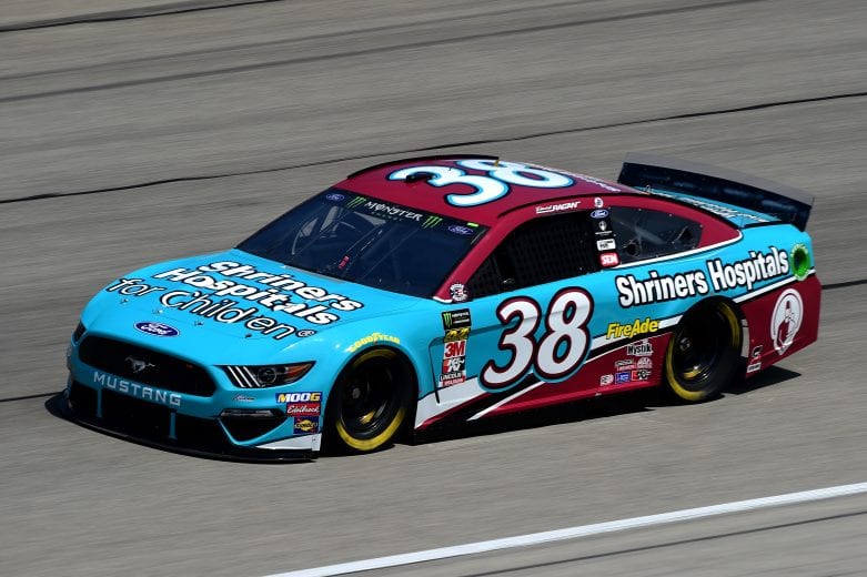 JOLIET, ILLINOIS - JUNE 29: David Ragan, driver of the #38 Shriners Hospitals for Children Ford, practices for the Monster Energy NASCAR Cup Series Camping World 400 at Chicagoland Speedway on June 29, 2019 in Joliet, Illinois. (Photo by Jared C. Tilton/Getty Images) | Getty Images
