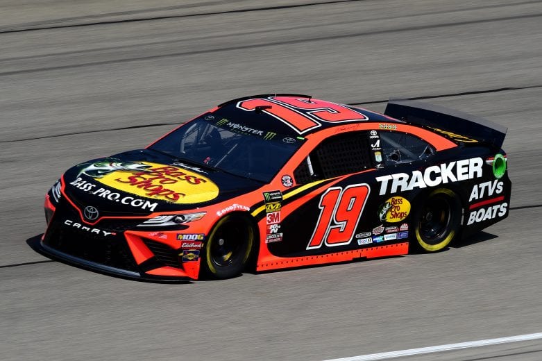 JOLIET, ILLINOIS - JUNE 29: Martin Truex Jr., driver of the #19 Bass Pro Shops Toyota, practices for the Monster Energy NASCAR Cup Series Camping World 400 at Chicagoland Speedway on June 29, 2019 in Joliet, Illinois. (Photo by Jared C. Tilton/Getty Images) | Getty Images