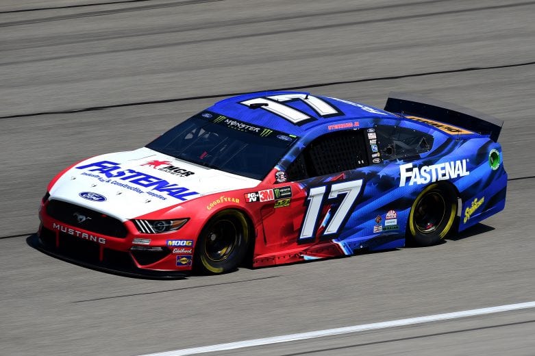 JOLIET, ILLINOIS - JUNE 29: Ricky Stenhouse Jr., driver of the #17 Fastenal Ford, practices for the Monster Energy NASCAR Cup Series Camping World 400 at Chicagoland Speedway on June 29, 2019 in Joliet, Illinois. (Photo by Jared C. Tilton/Getty Images) | Getty Images
