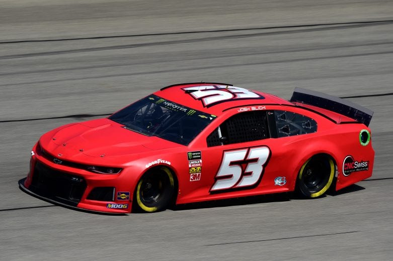 JOLIET, ILLINOIS - JUNE 29: Josh Bilicki, driver of the #53 Chevrolet, practices for the Monster Energy NASCAR Cup Series Camping World 400 at Chicagoland Speedway on June 29, 2019 in Joliet, Illinois. (Photo by Jared C. Tilton/Getty Images) | Getty Images