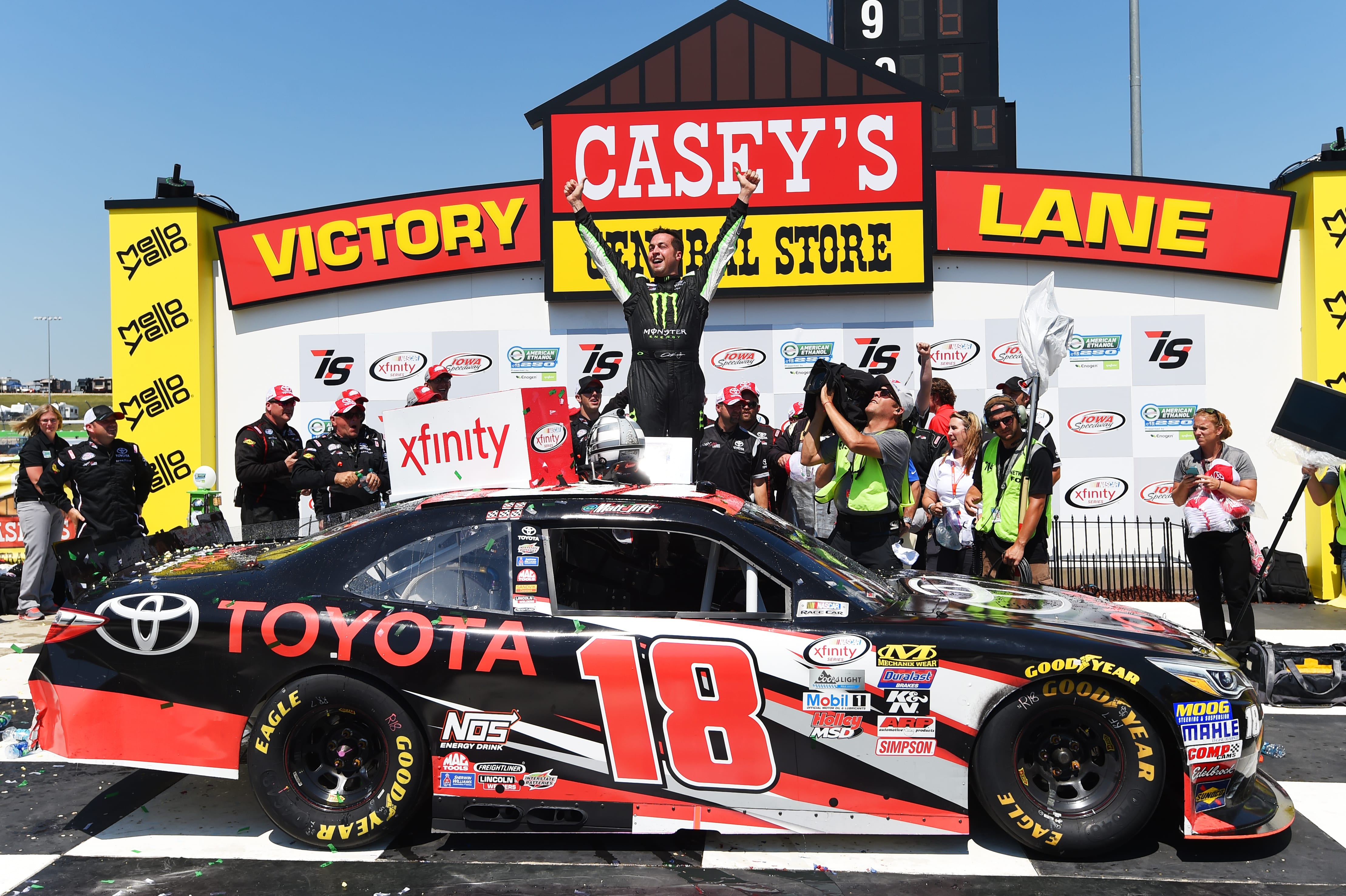 Nine different winners in last nine Xfinity races at Iowa
