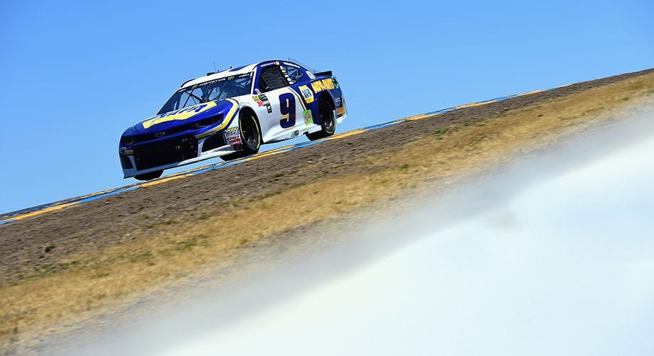 SONOMA, CA - JUNE 24: Chase Elliott, driver of the #9 NAPA Auto Parts Chevrolet, races during the Monster Energy NASCAR Cup Series Toyota/Save Mart 350 at Sonoma Raceway on June 24, 2018 in Sonoma, California. (Photo by Jared C. Tilton/Getty Images) | Getty Images