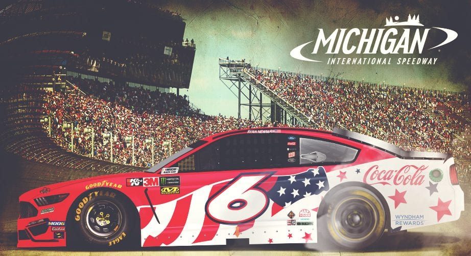 Ryan Newman No. 6 Ford at Michigan