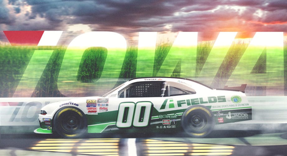 Cole Custer Iowa car paint scheme graphic