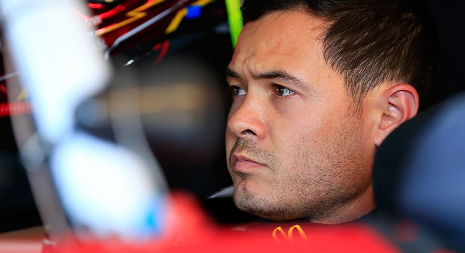 Kyle Larson looks for momentum at scene of the 'slide job'