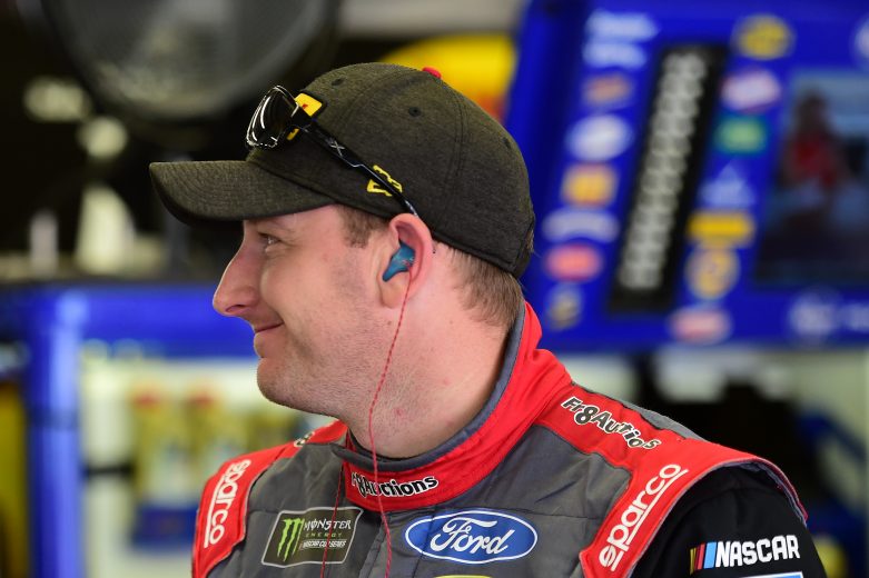 LOUDON, NEW HAMPSHIRE - JULY 20: Michael McDowell, driver of the #34 Dockside Logistics Ford, stands in the garage area during practice for the Monster Energy NASCAR Cup Series Foxwoods Resort Casino 301 at New Hampshire Motor Speedway on July 20, 2019 in Loudon, New Hampshire. (Photo by Jared C. Tilton/Getty Images) | Getty Images