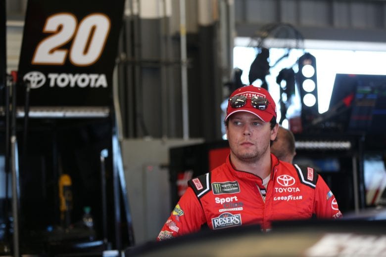 SPARTA, KENTUCKY - JULY 12: Erik Jones, driver of the #20 Craftsman Toyota, stands by his car during practice for the Monster Energy NASCAR Cup Series Quaker State 400 Presented by Walmart at Kentucky Speedway on July 12, 2019 in Sparta, Kentucky. (Photo by Matt Sullivan/Getty Images) | Getty Images